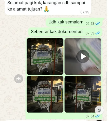 Pengiriman Papan Bunga Selamat Panunggangan Barat