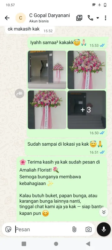 Pengiriman Karangan Bunga Panunggangan Barat